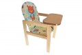 Детский деревянный стульчик для кормления, стульчик-трансформер  "Медвежонок".