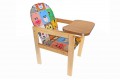 Детский деревянный стульчик для кормления, стульчик-трансформер  "Zoo".