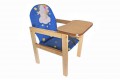 Детский деревянный стульчик для кормления, стульчик-трансформер  "Зайчики".