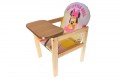 Детский деревянный стульчик для кормления, стульчик-трансформер  "My little girl".