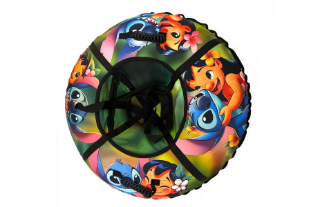 Чехол-тюбинг БЕЗ КАМЕРЫ для  надувных санок ватрушка Stitch (Стич) 100 см Take&Ride.